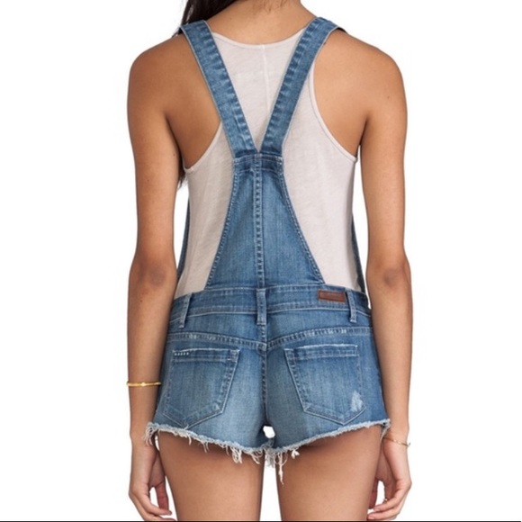 Blank NYC Denim Shortalls in Bunch of Fives Sz 31 - Picture 3 of 16